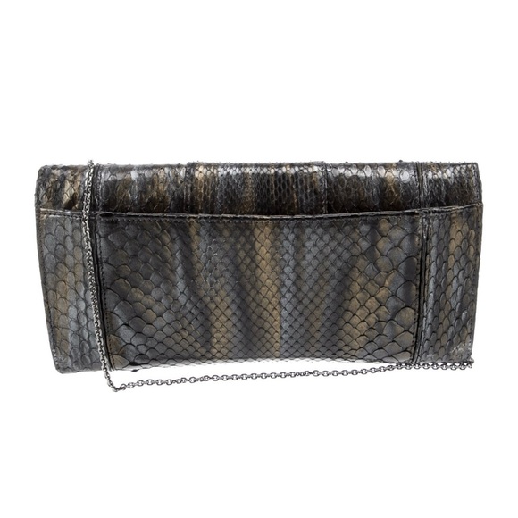 Judith Lieber Leather Pattern Clutch - Picture 4 of 6